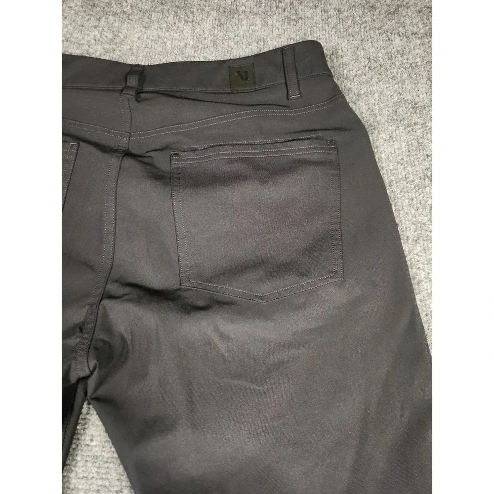 Vuori Meta Pants Mens 30 Charcoal Black V430 Technical Performance Chino 30x32